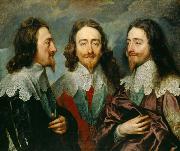 Anthony Van Dyck Charles I in Three Positions (mk25) China oil painting reproduction